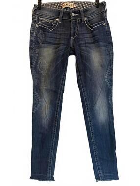 Ariat R.E.A.L Denim Jeans Womens 28R Bootcut Western Riding 30 Inseam